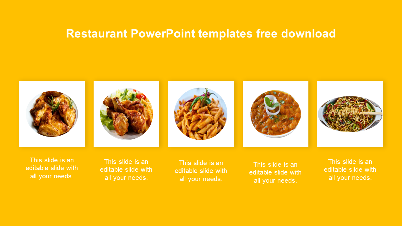 Restaurant PowerPoint templates free download